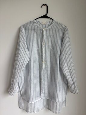 CP shades linen stripe shirt